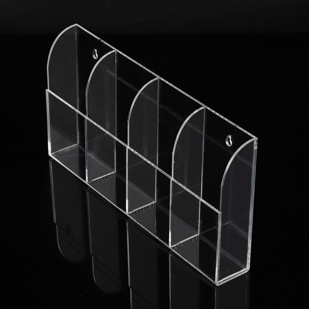 Acrylic Air Conditioner Remote Control Holder Case Storage Box Wall Mount