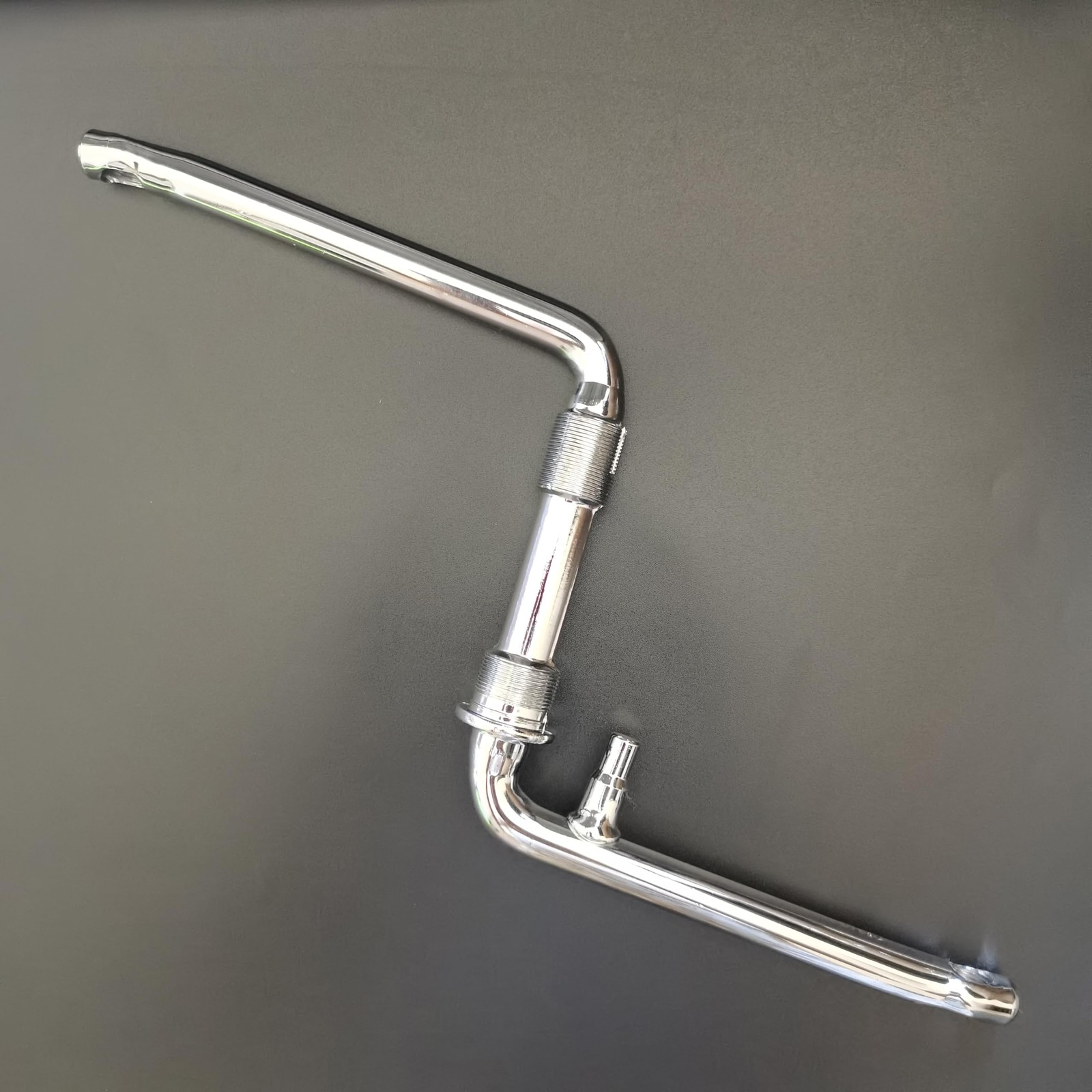 ZZRSDAN One Piece Chrome Crankarm Set,Wide Length of Arm:152mm/5.984", Silver