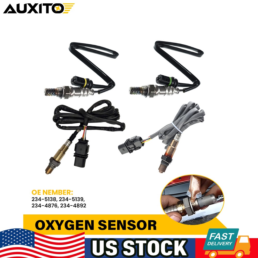 4pcs Up+Downstream O2 Oxygen Sensor For BMW 1 3 120i 320i E90 X1 E84 E81 E82 E87