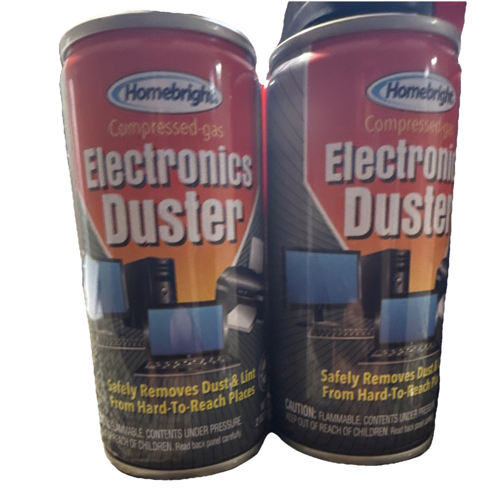 2Pack Compressed-Gas/Air Electronics Duster Dust Blower Cleaner,All-Purpose 2 Ea