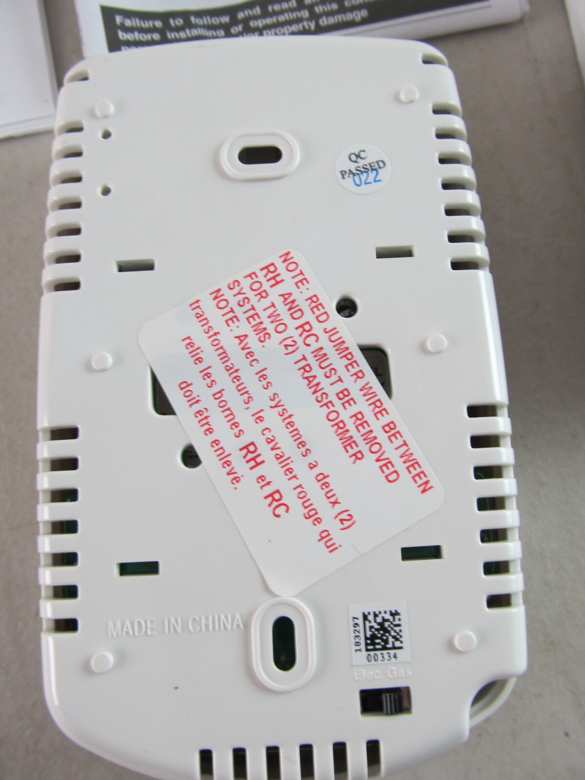 White-Rodgers 1E78-151 Digital 5/2 Day Programmable Vertical