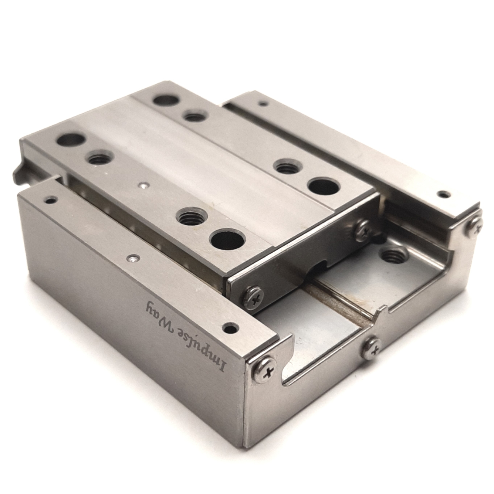 Impulse Way IPWS-F6060 Linear Stage 13mm Travel, 60x60mm, M5 Mounting, Stainless