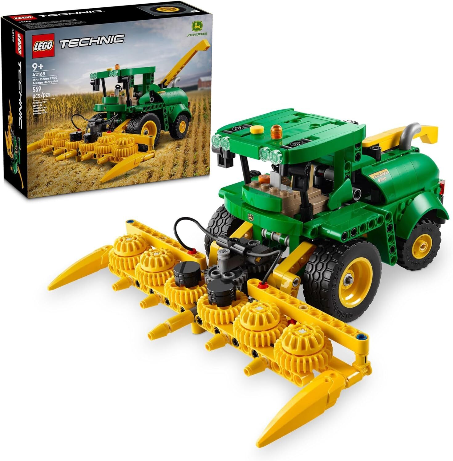 LEGO Technic John Deere 9700 Forage Harvester Tractor Toy