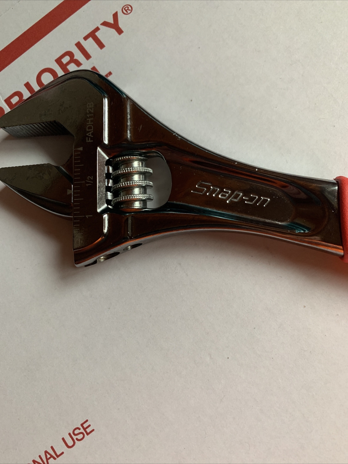 Snap-on 12” Flank Drive Plus Adjustable Wrench