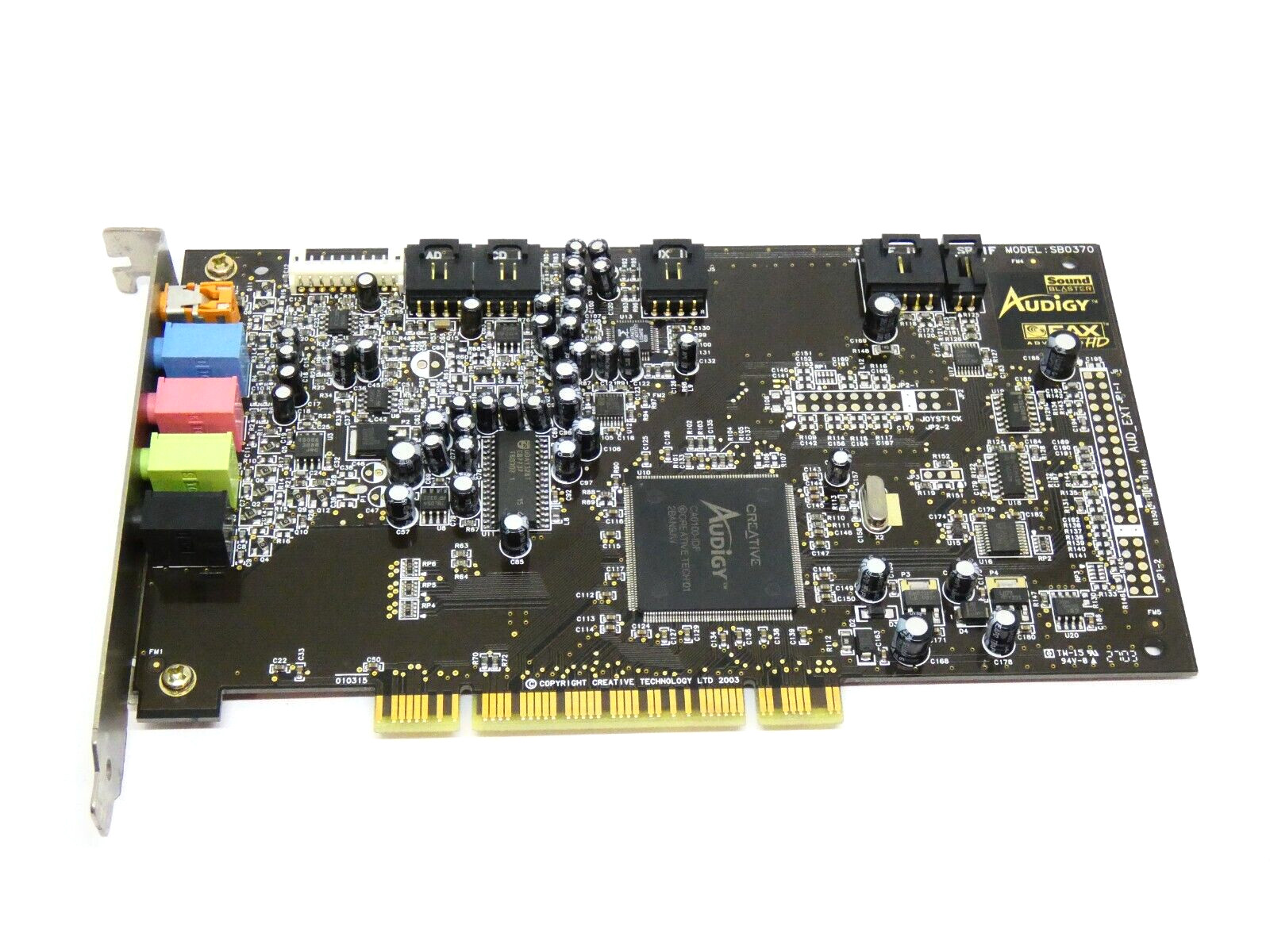 Creative Labs Sound Blaster Audigy SB0370 Audio Sound Card - PCI Slot