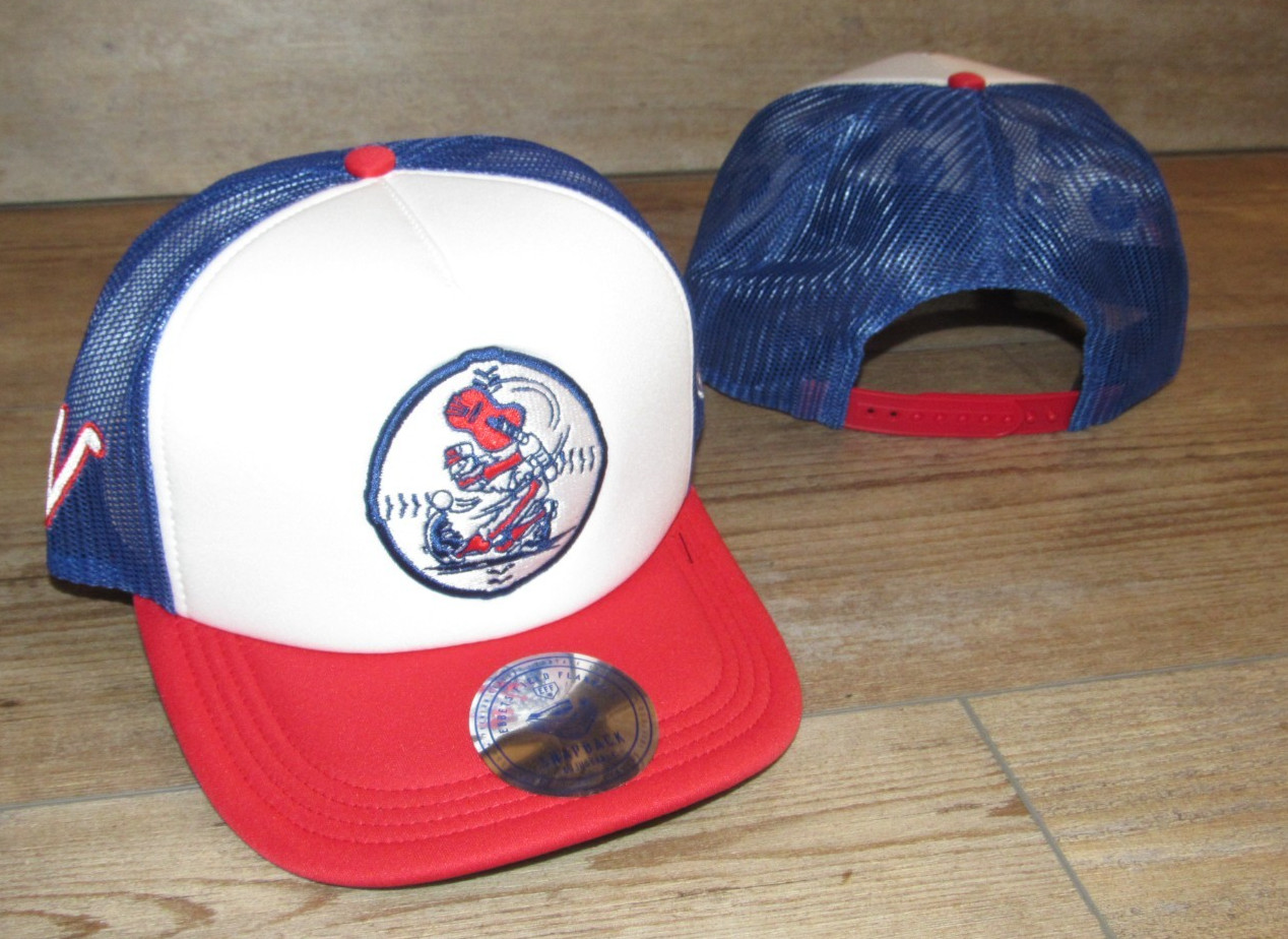 Nashville Sounds MiLB Ebbets Field Foam Front Mesh Trucker Hat Cap size Men's