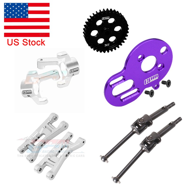 US - For Losi 1/24 Micro-B 2WD BUGGY RC Parts Aluminum Metal Upgrade Accessories