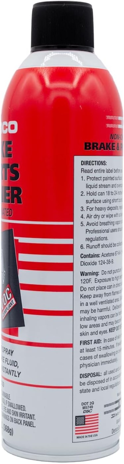 Non-Chlorinated Brake Cleaner Spray - Pack of 6