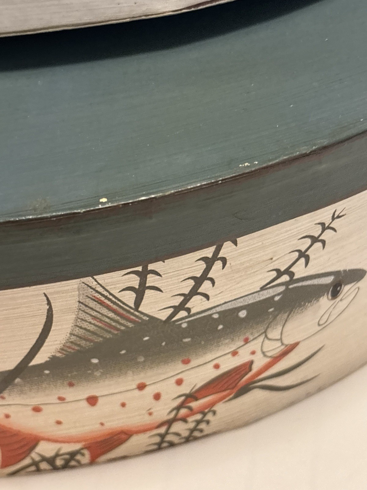 Set Of Two Nesting Boxes Fish & Table