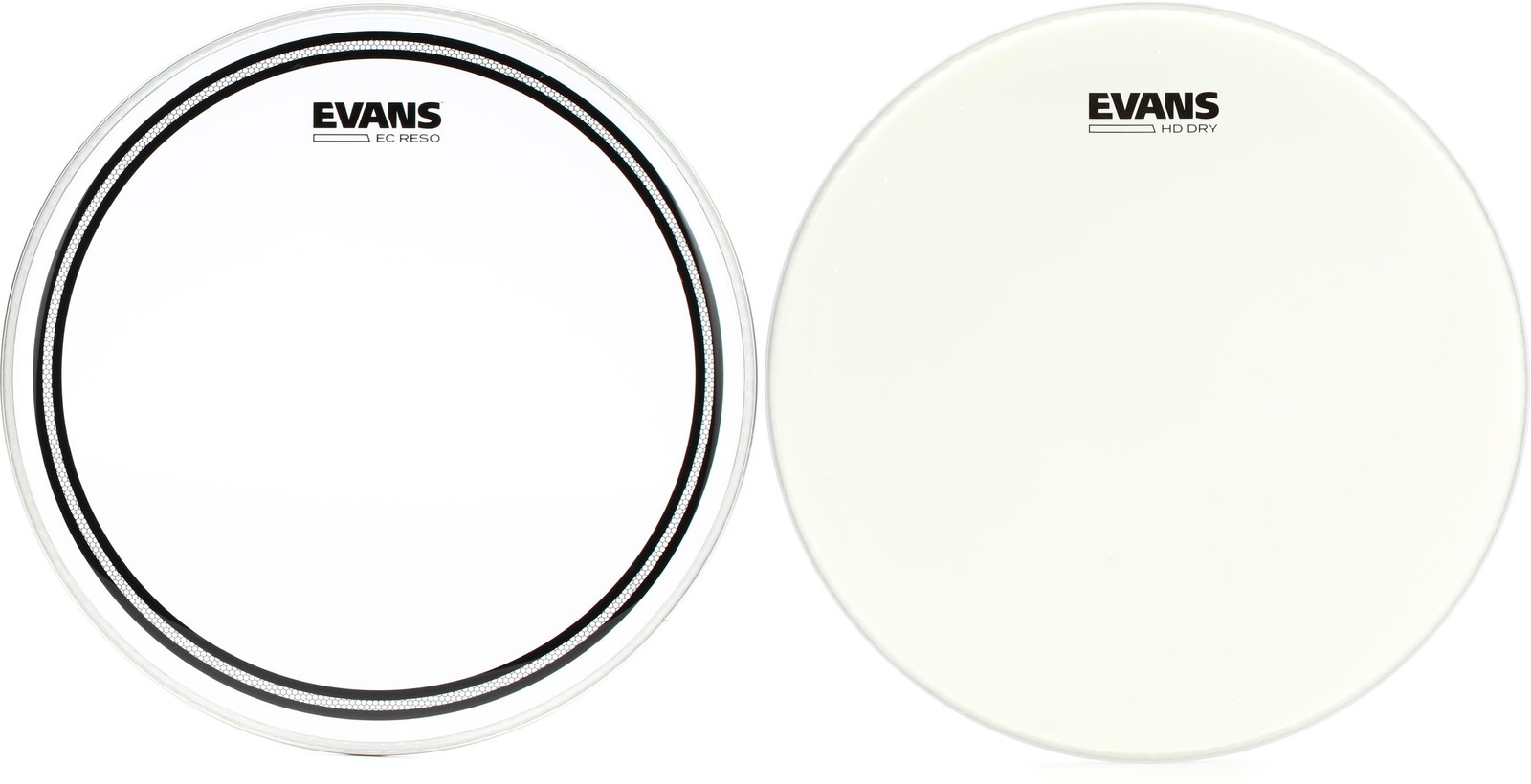 Evans EC Resonant Clear Head - 14 inch + Evans B14HDD Value Bundle
