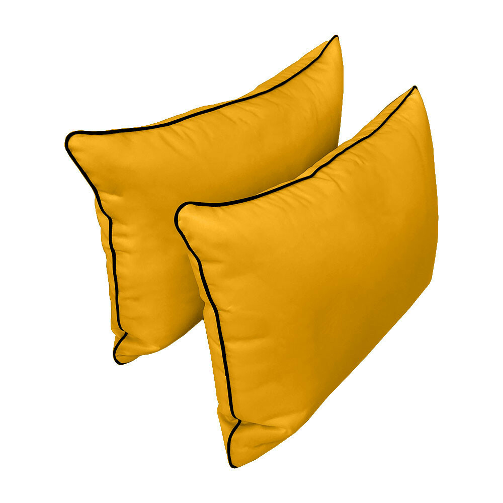 Style4 5PC Contrast Pipe Daybed Mattress Cushion Complete Set-Crib Size AD108