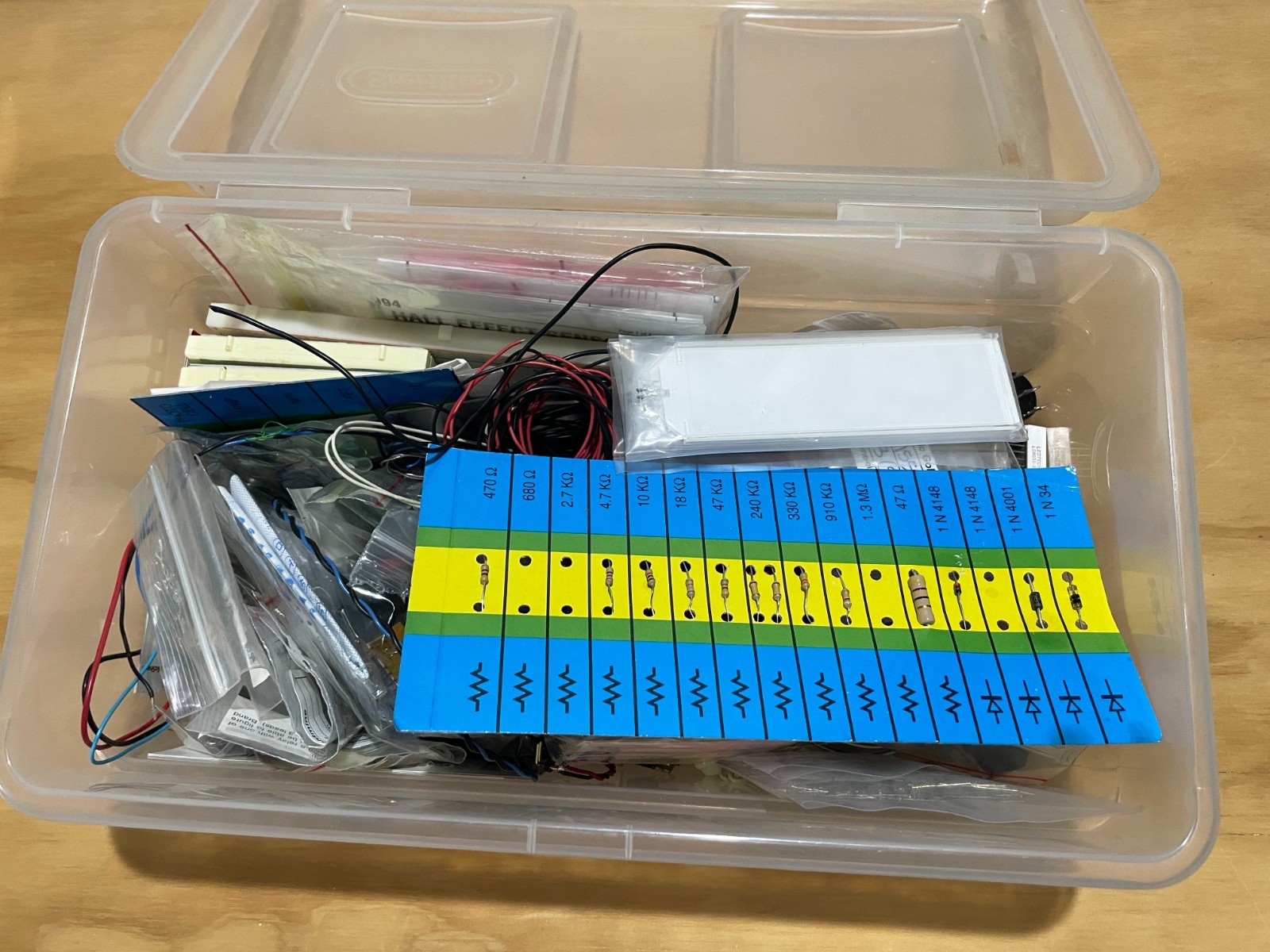 Box of Electronics - Box 2 - The Electronic Goldmine - Japanese Kits - Jameco