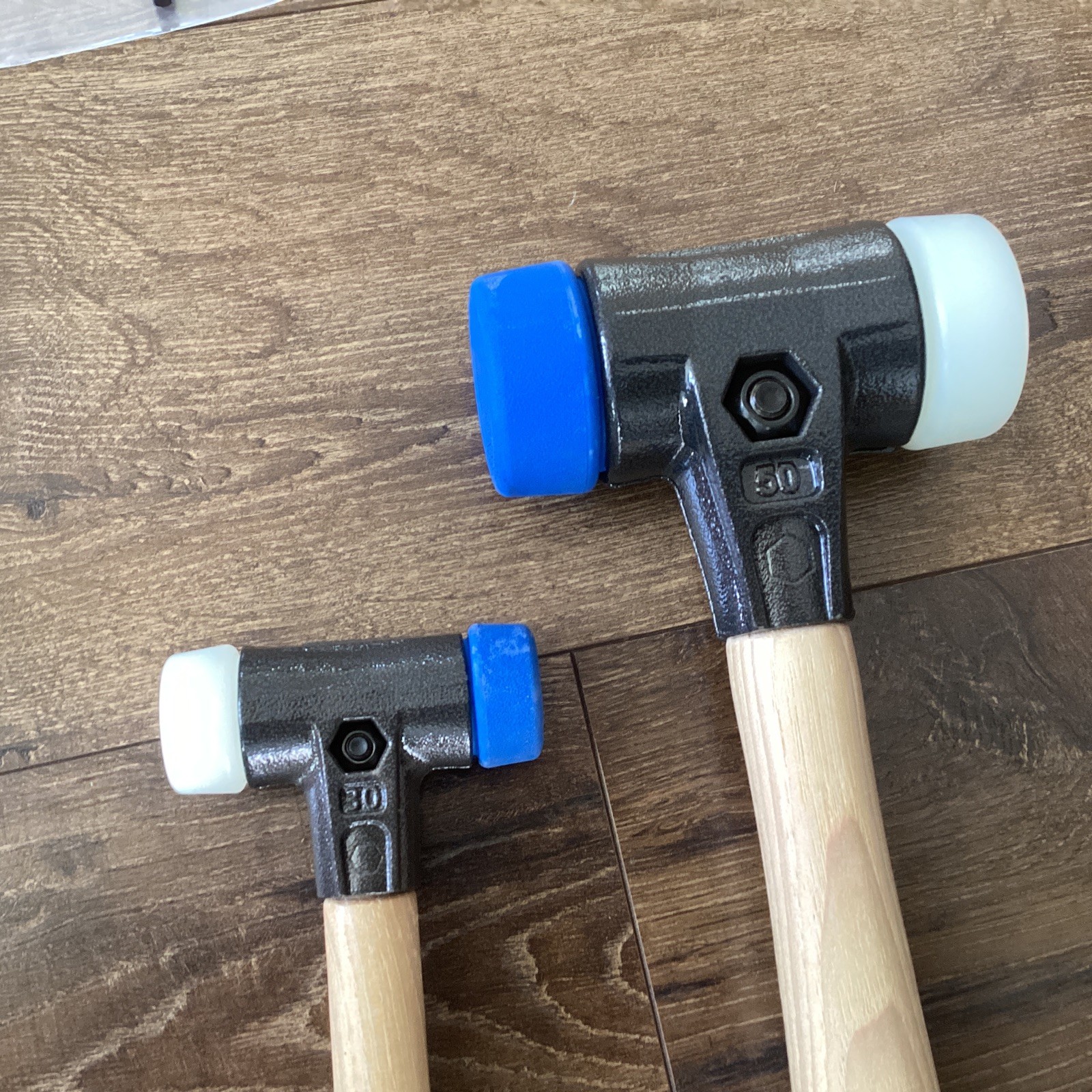 NEW Wilha Split Head Replaceable Face Mallet Lot (2) 832 Large & Small Free Ship
