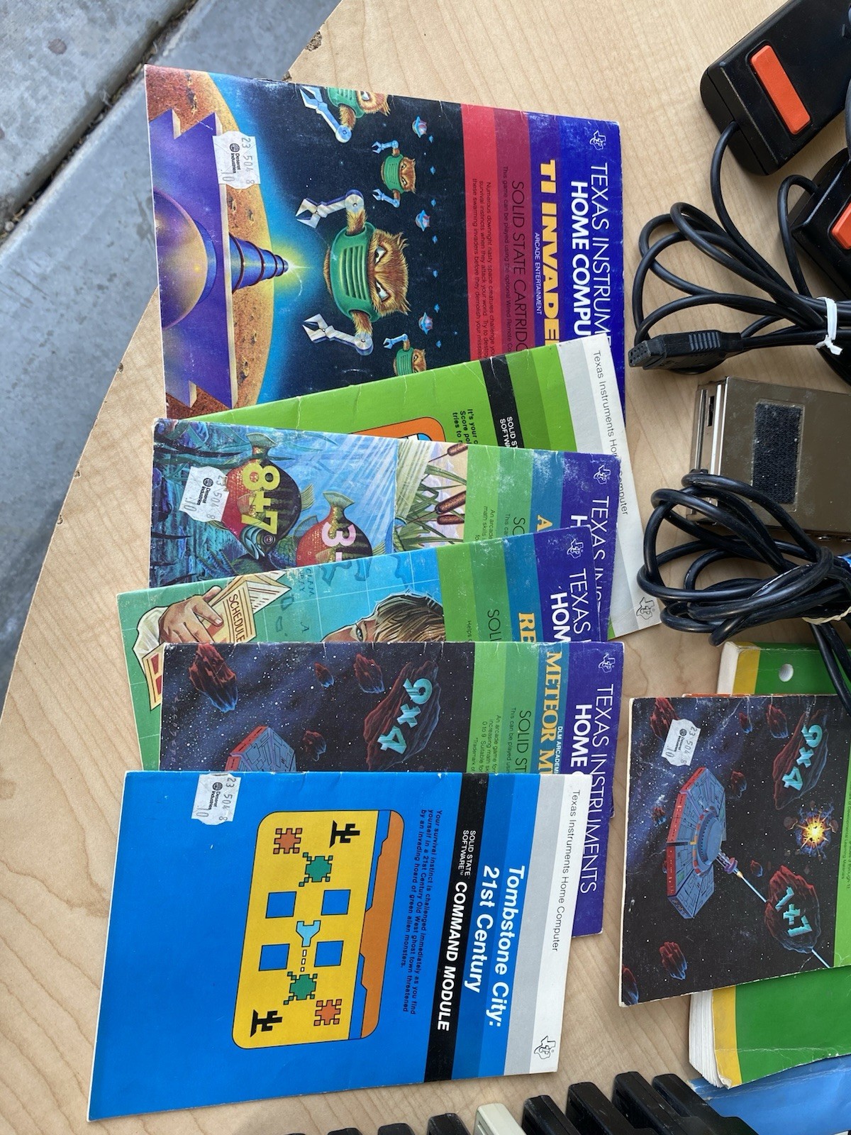 Massive Texas Instruments TI99 4A 99/4A Computer Cartridge Game Lot Untested