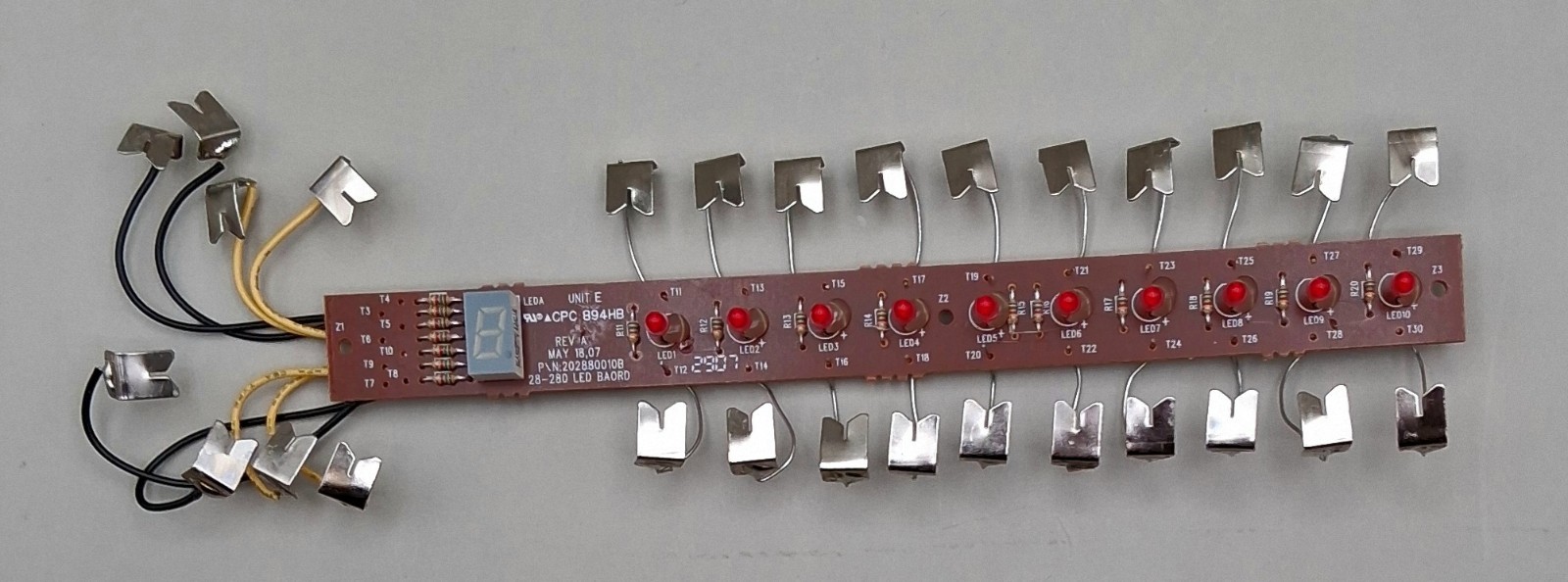 RadioShack Electronics Learning Lab Course, 28-280 LED Digital Display.