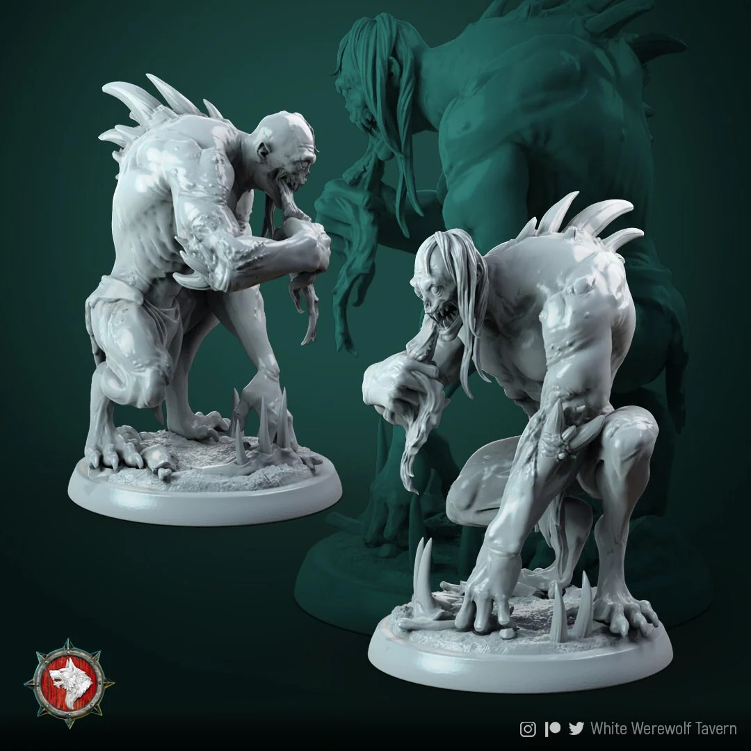 Ghouls - Resin Tabletop Miniature