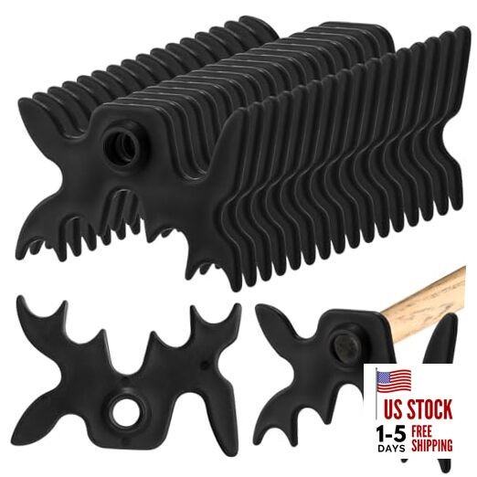 30 Pcs Black Plastic Slip-on Pool Cue Bridge Head, Portable Moose Head
