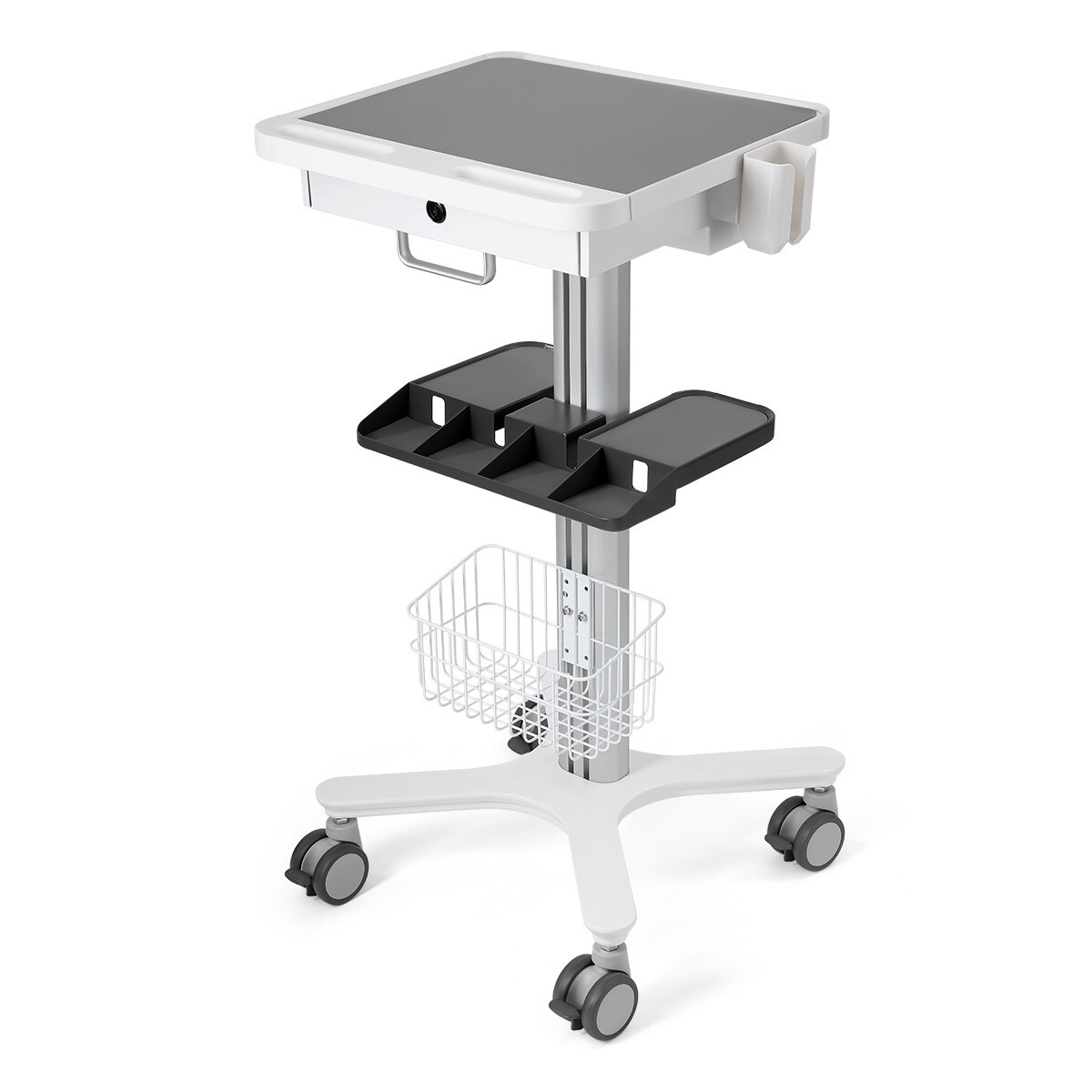 Dental Medical Rolling Multi-Function Trolley Cart