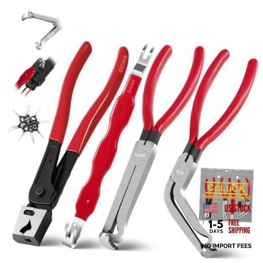 5 Pcs Electrical Disconnect Pliers and Cars Terminal Pin Removal Tool Kit,