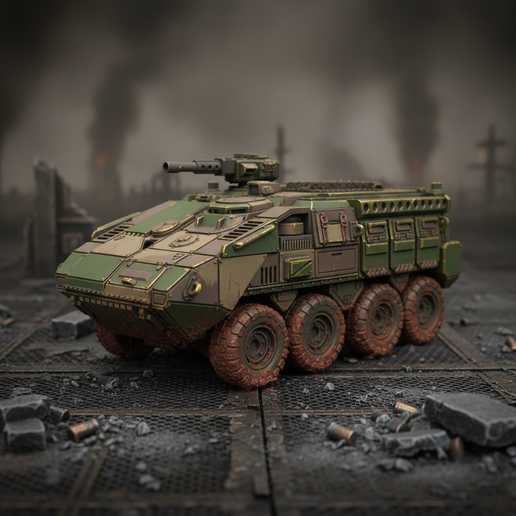 Rhodox Rapid Strike Vehicle | 28–32mm Sci-Fi Wheeled APC (Wargaming Proxy)