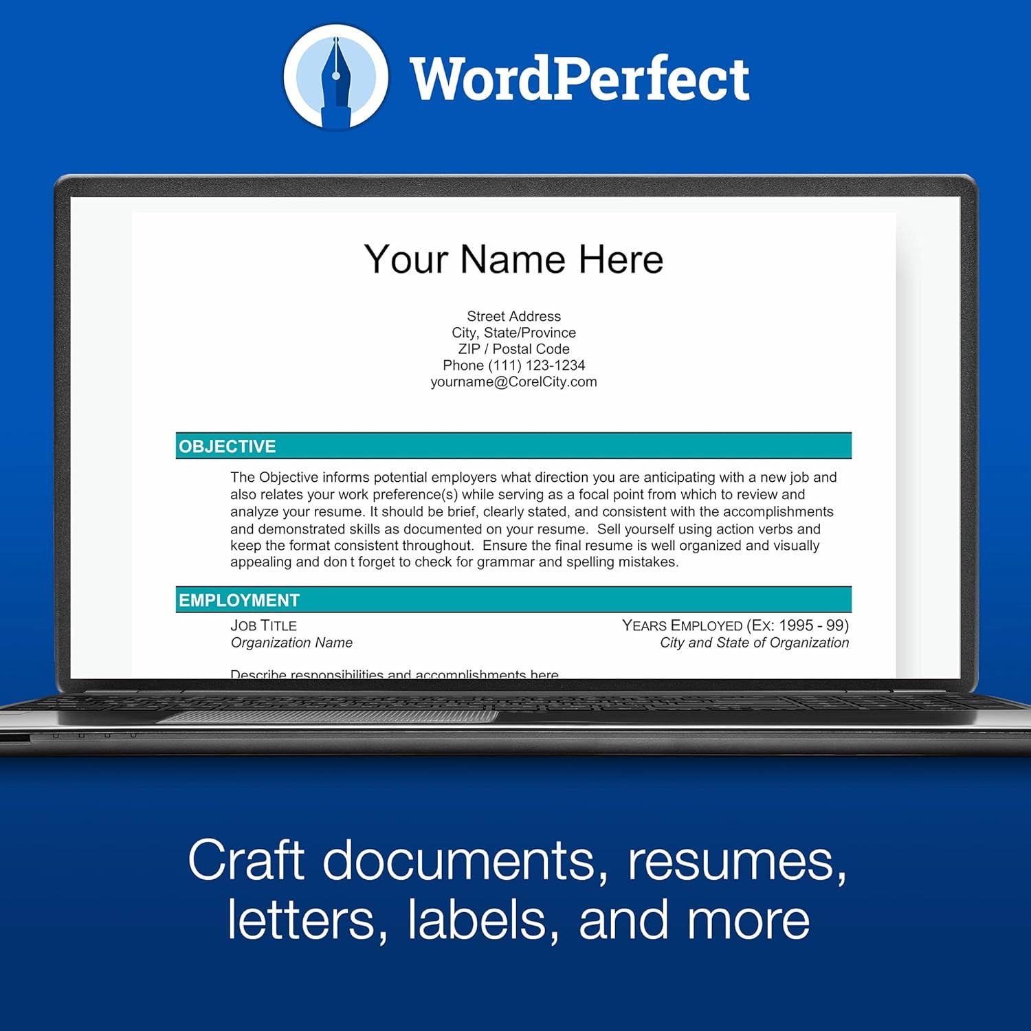 Wordperfect Office Home & Student 2021 | Office Suite of Word Processor, Spre...