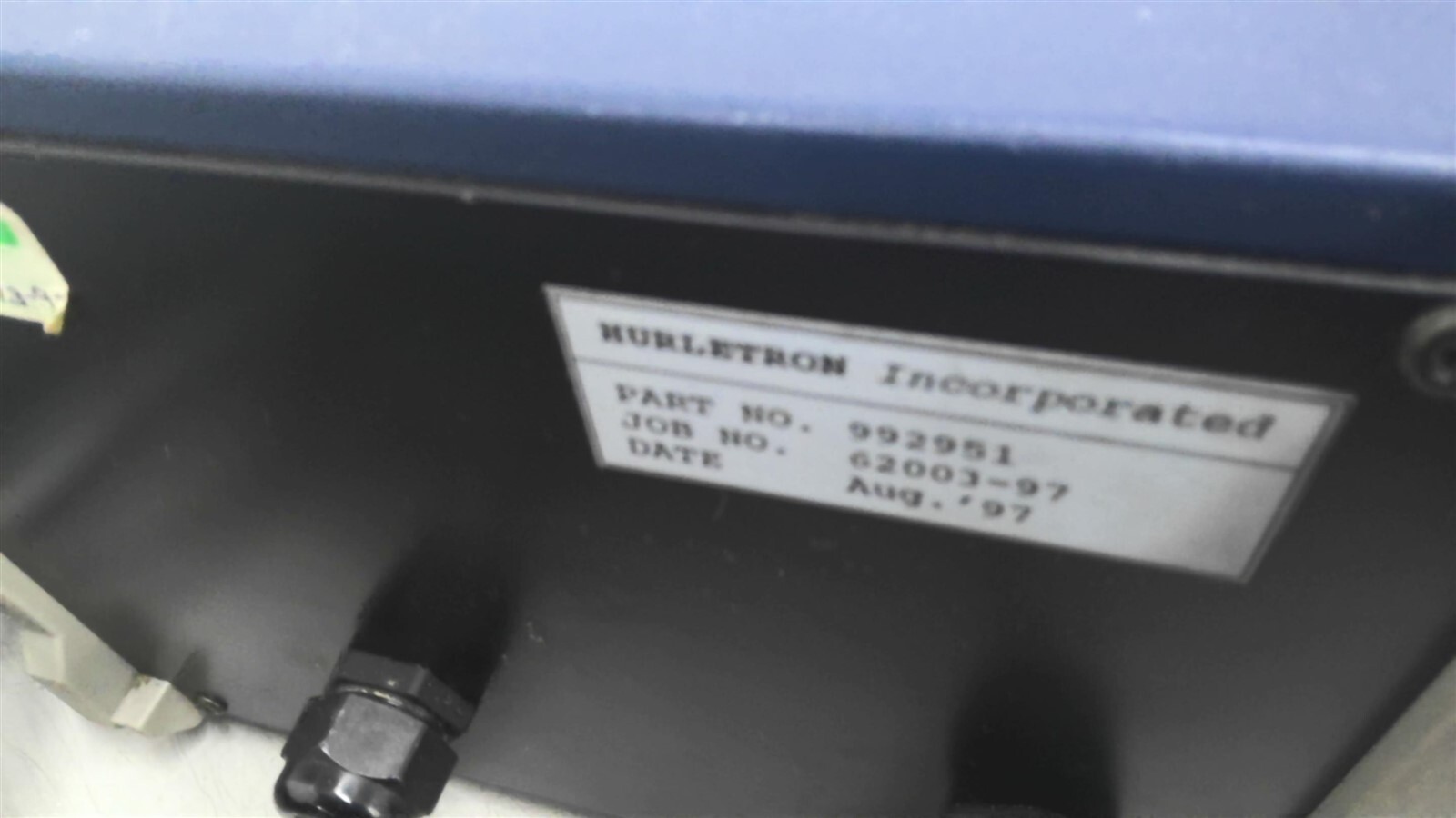 Hurletron Incorporated 992951