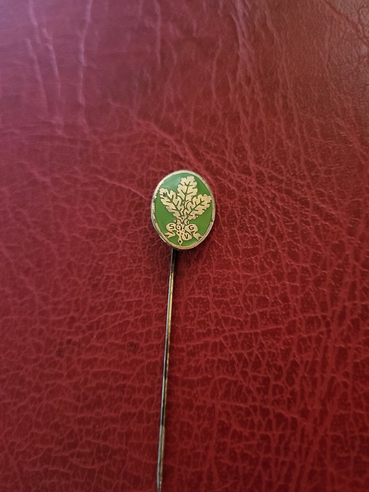 Pin hatpin hiking pin Saar. Forest club