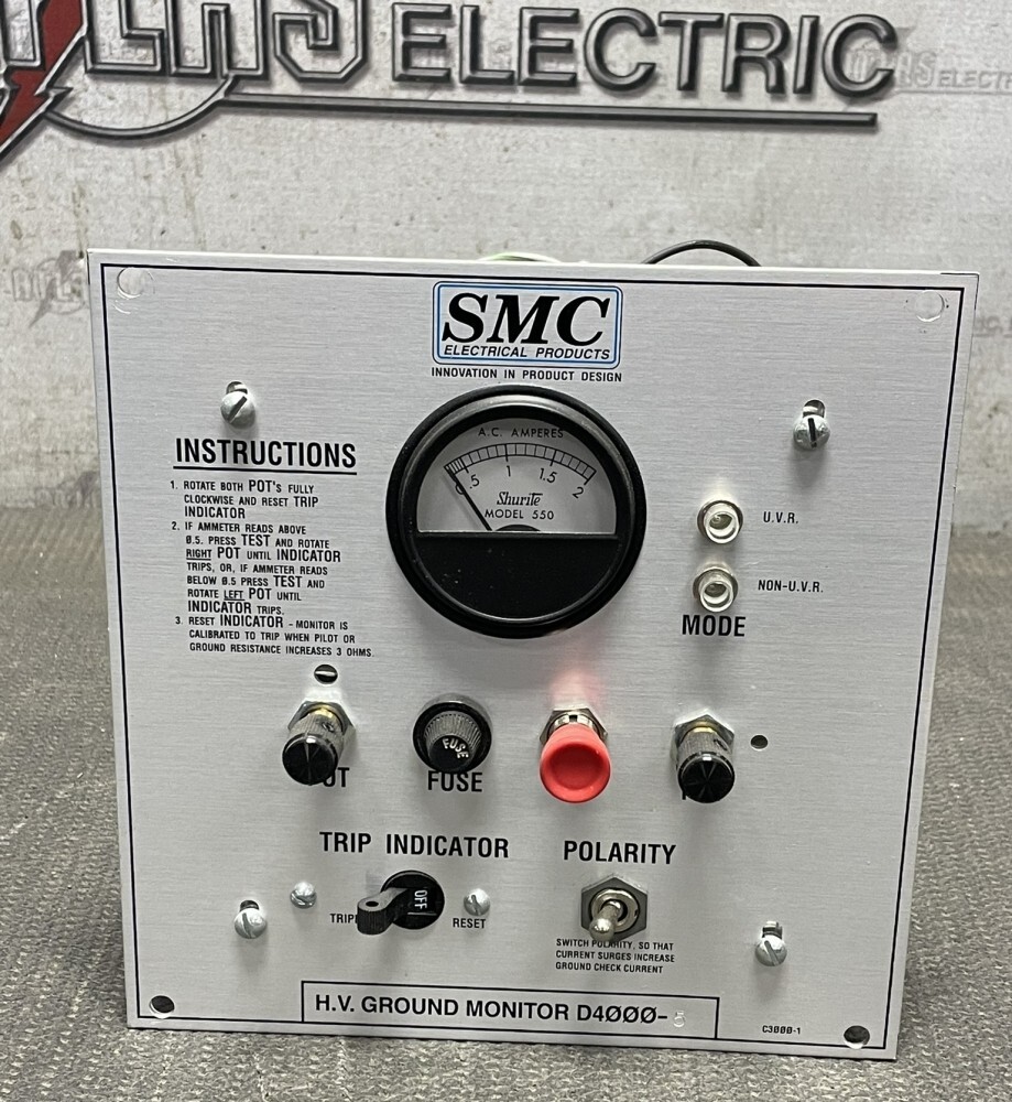 SMC H.V. Ground Monitor D4000