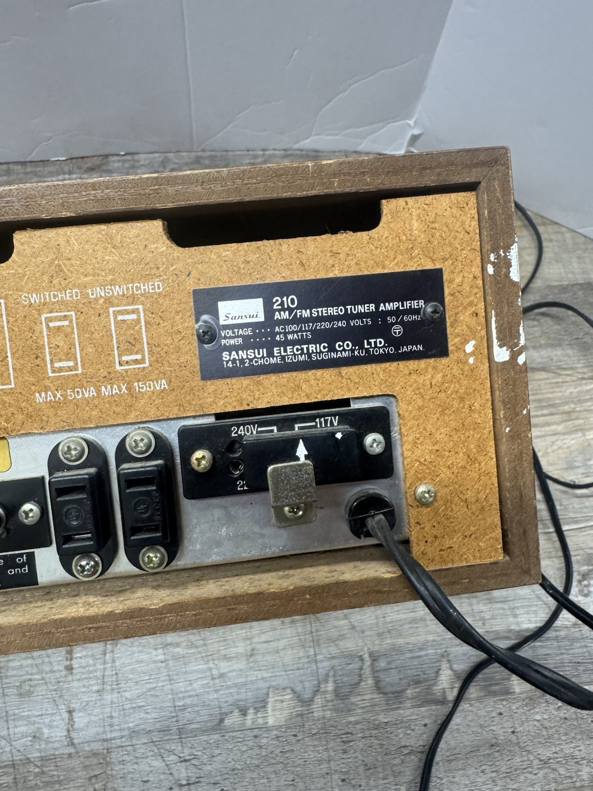 Nice Sansui 210 Stereo Receiver Read