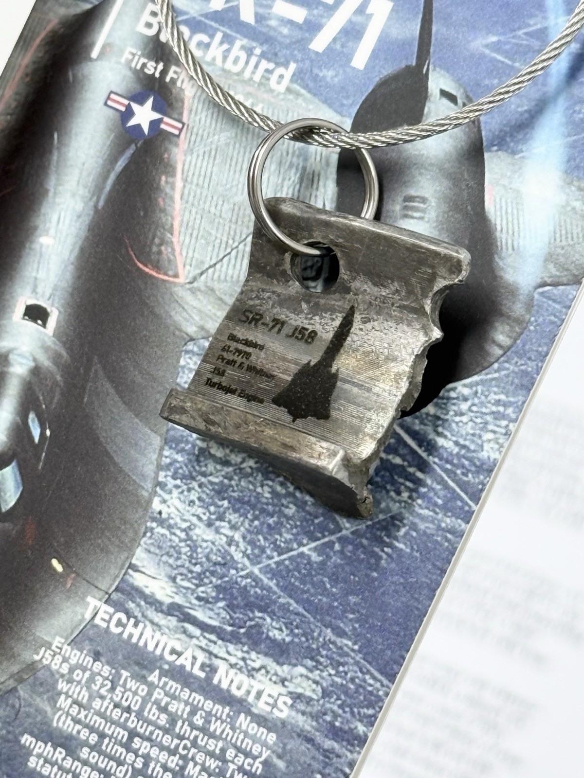SR-71 Blackbird Aircraft Tag