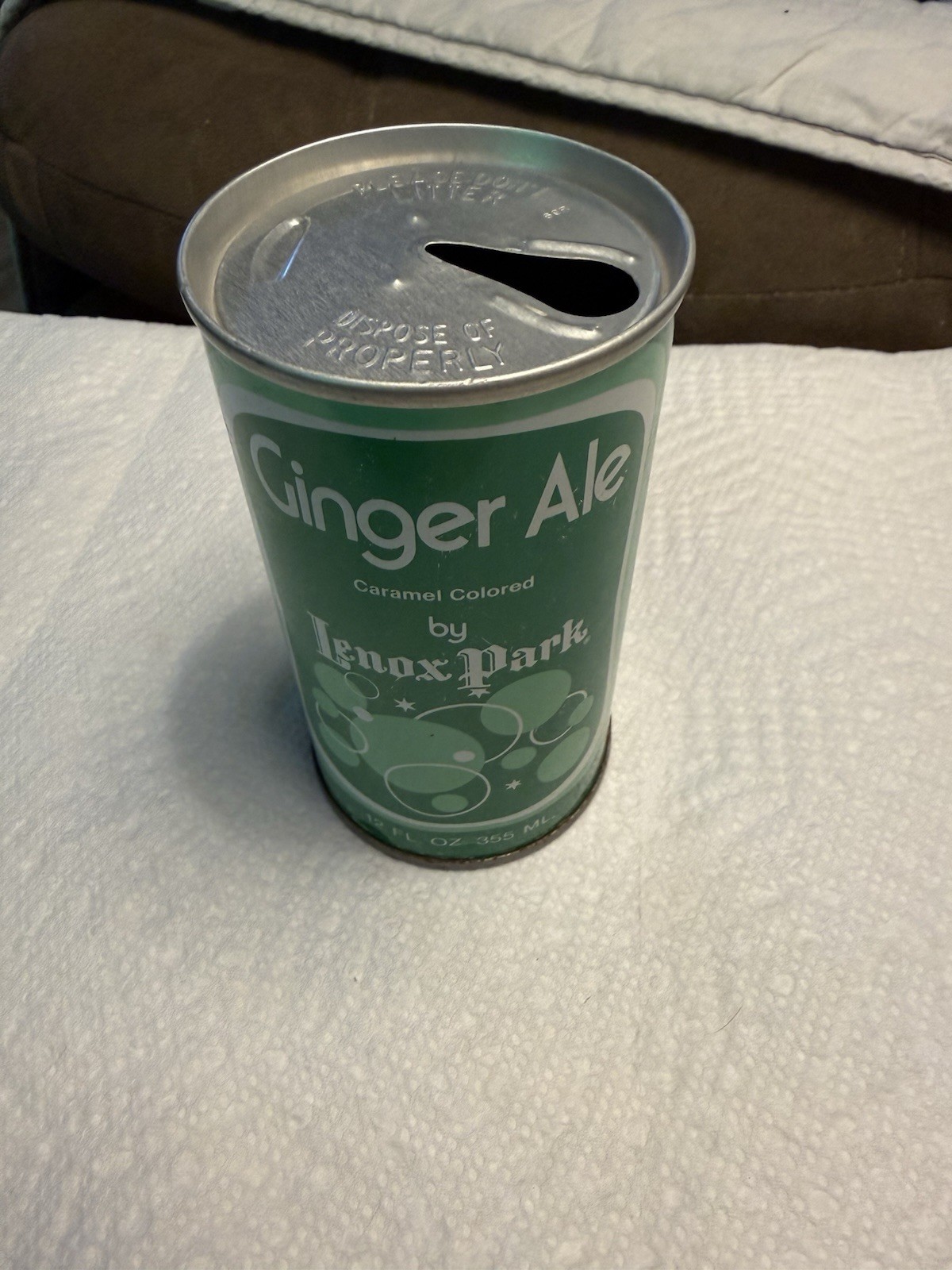 GINGER 🫚 ALE soda 🥤can BY LENOX PARK