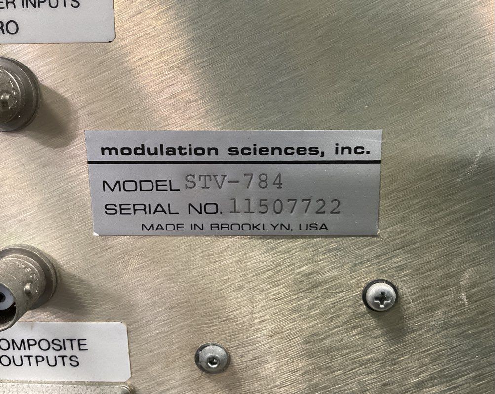 Modulation Sciences TSG STV-784 TV Stereo Generator