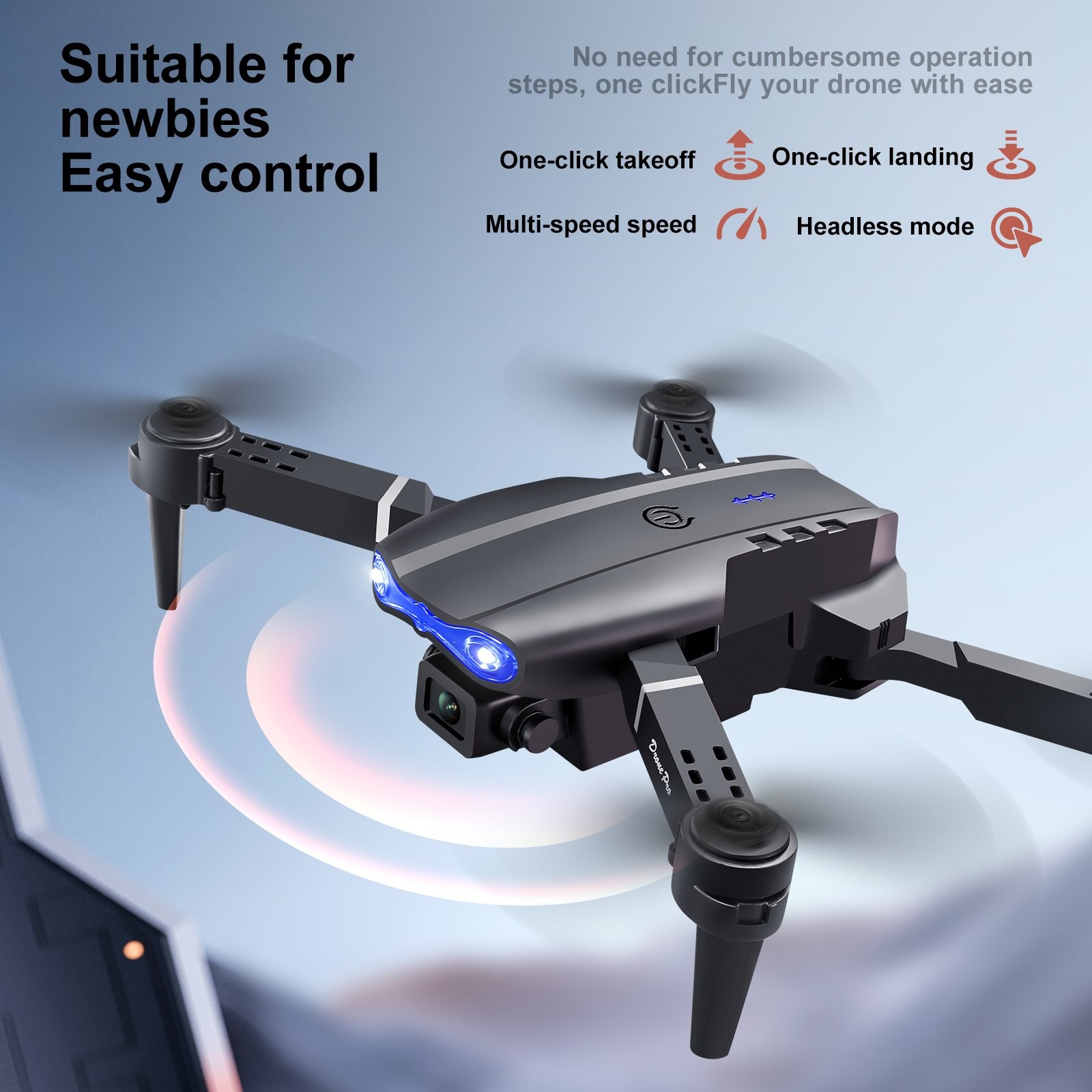 4K Dual Camera Drone 5G WiFi Brushless Foldable RC Quadcopter Screen Remote