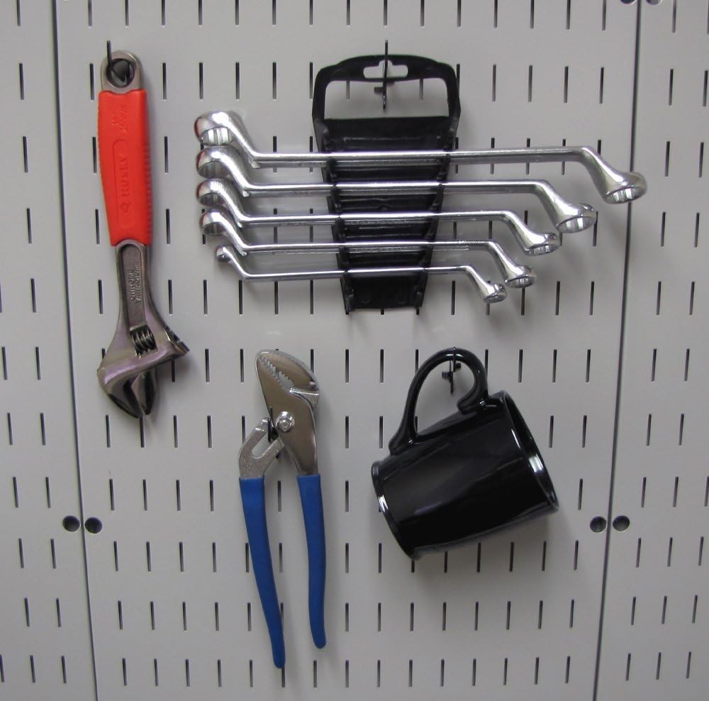 Medium 1-7/8in Hook Pack - Slotted Metal Pegboard Hooks Pegboard and Slotted ...