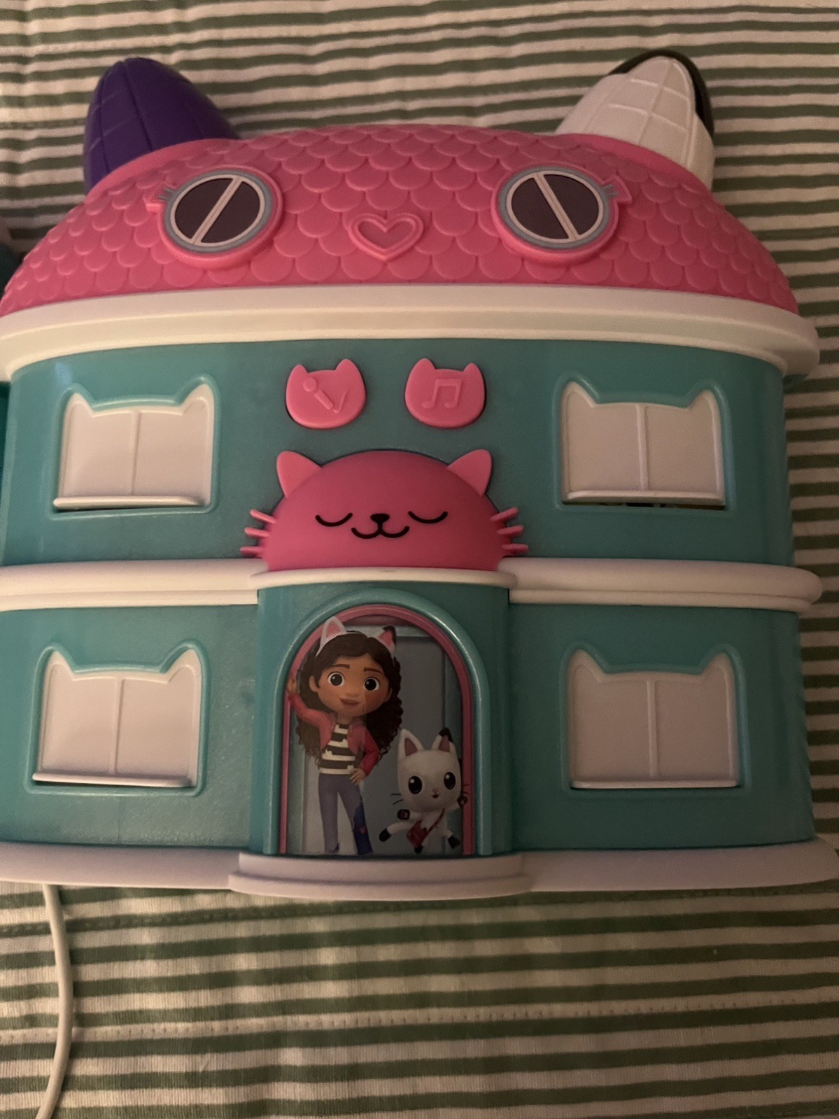 Gabby's Dollhouse Portable Karaoke Machine Sing A Long With Microphone