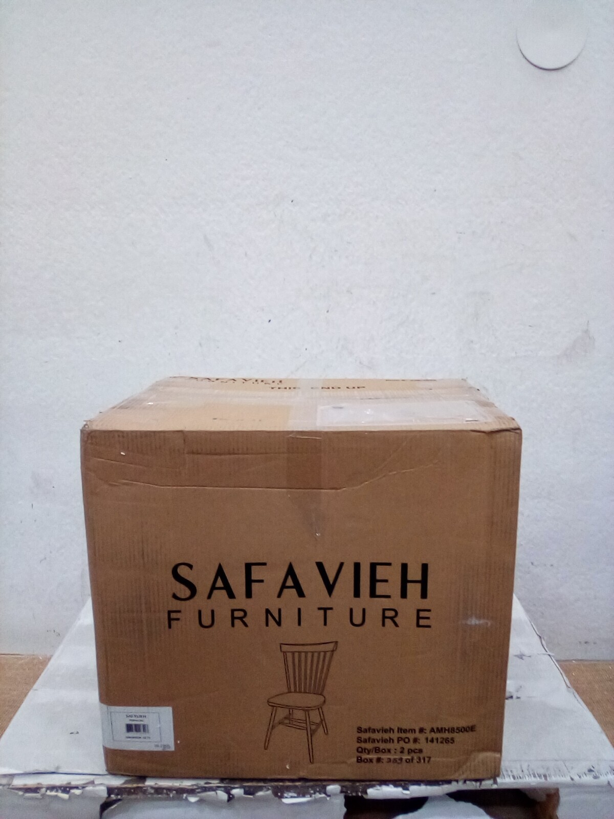 Safavieh PARKER SPINDEL SIDE CHAIR, Reduced Price 2172729526 AMH8500E