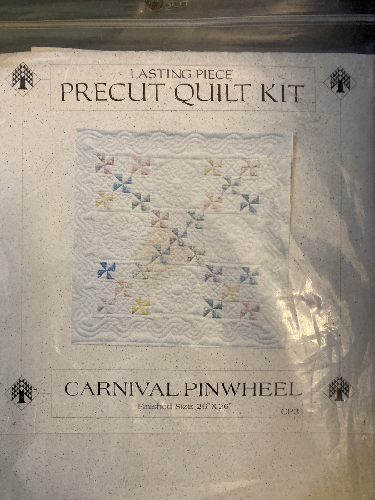 LASTING PIECE CARNIVAL PINWHEEL pattern only, used