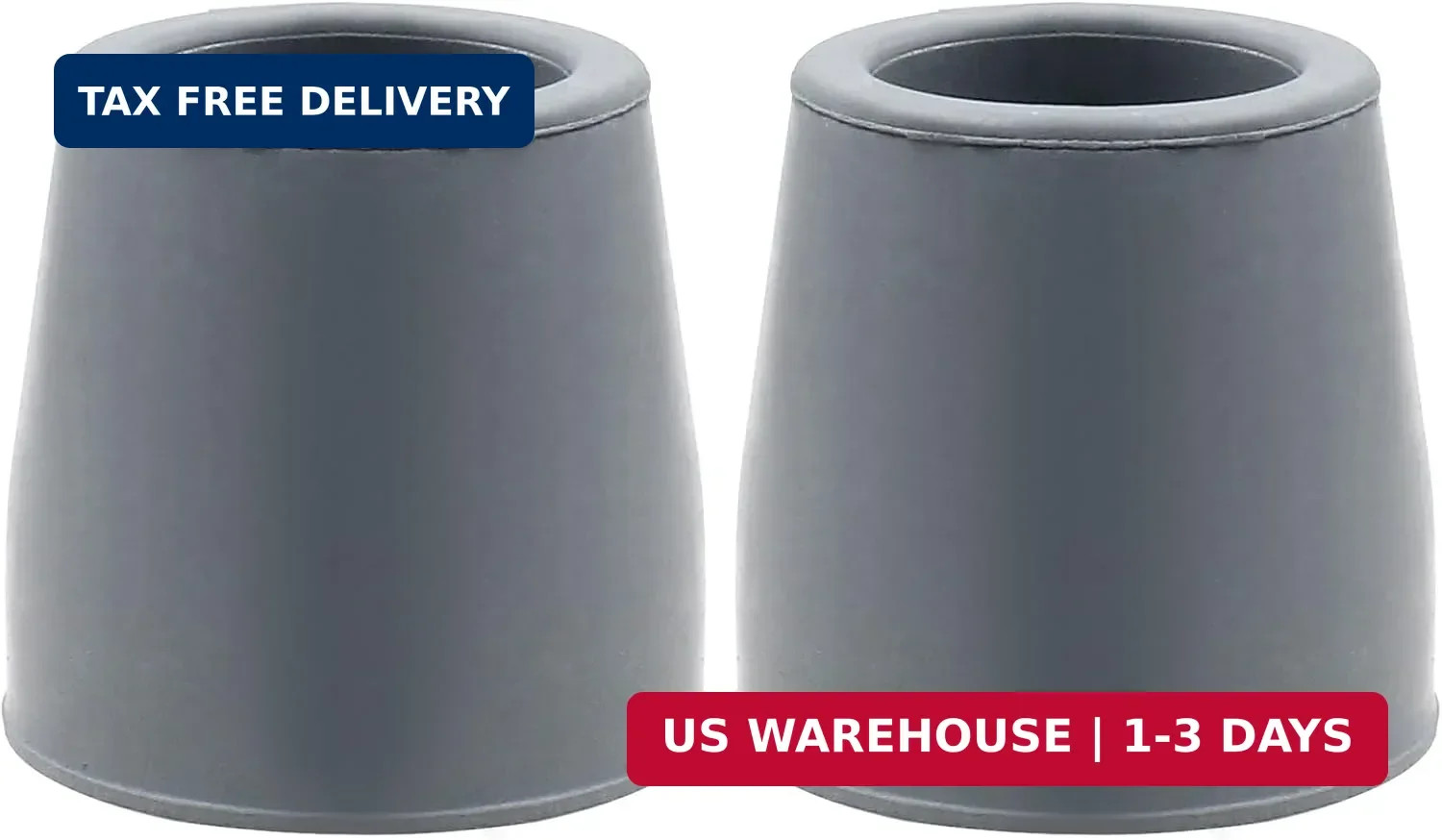 Bonsicoky Rubber Cane Tips 1 Inch