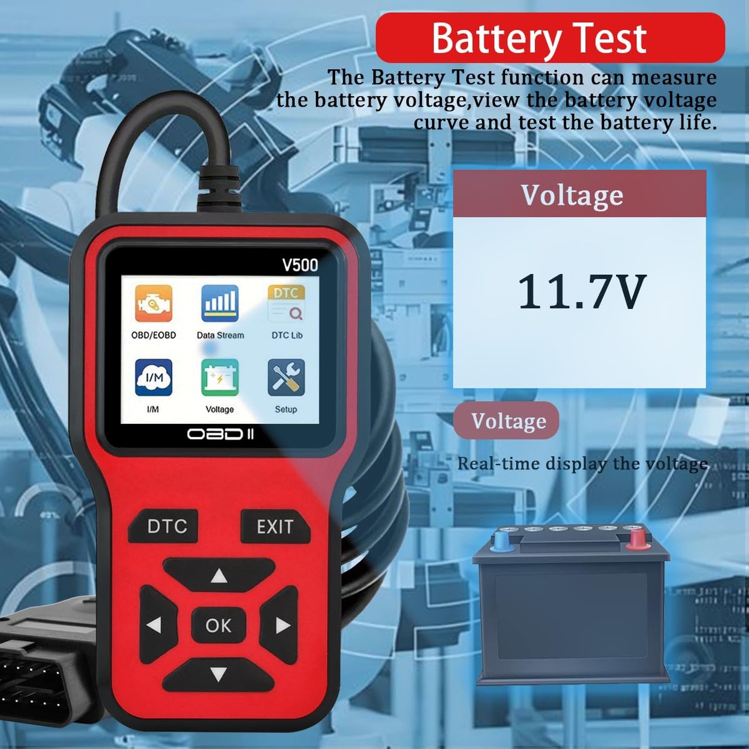 OBD2 Scanner Diagnostic Tool - Check Engine Light Code Scanner Tool... Fast Ship