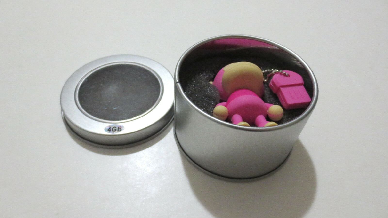 Cute Monkey USB Flash Memory Drive 4GB thumb drive - Pink