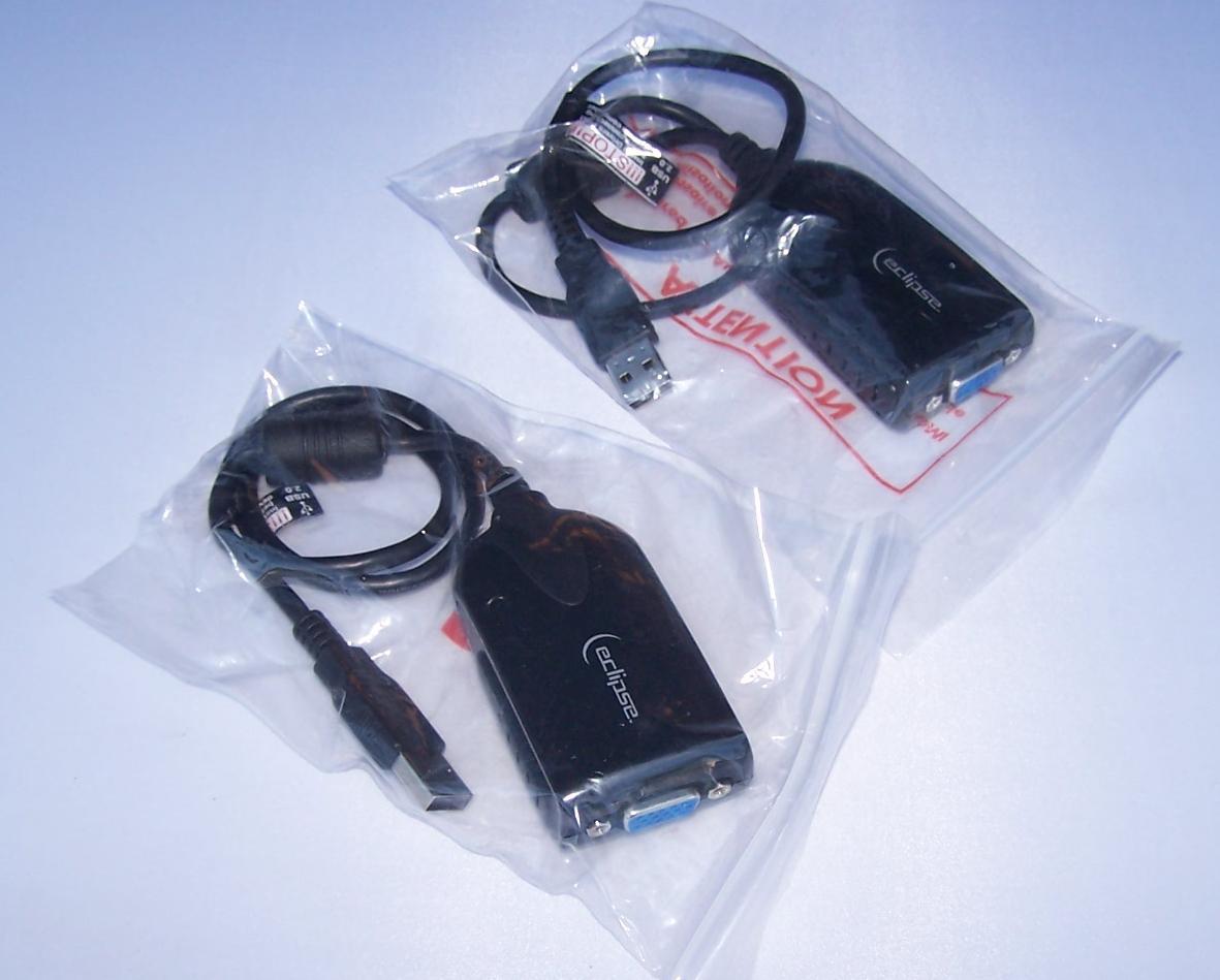 LOT 2 Eclipse SEE2 UV150 USB to VGA External Video Card by Mad Catz PC Windows