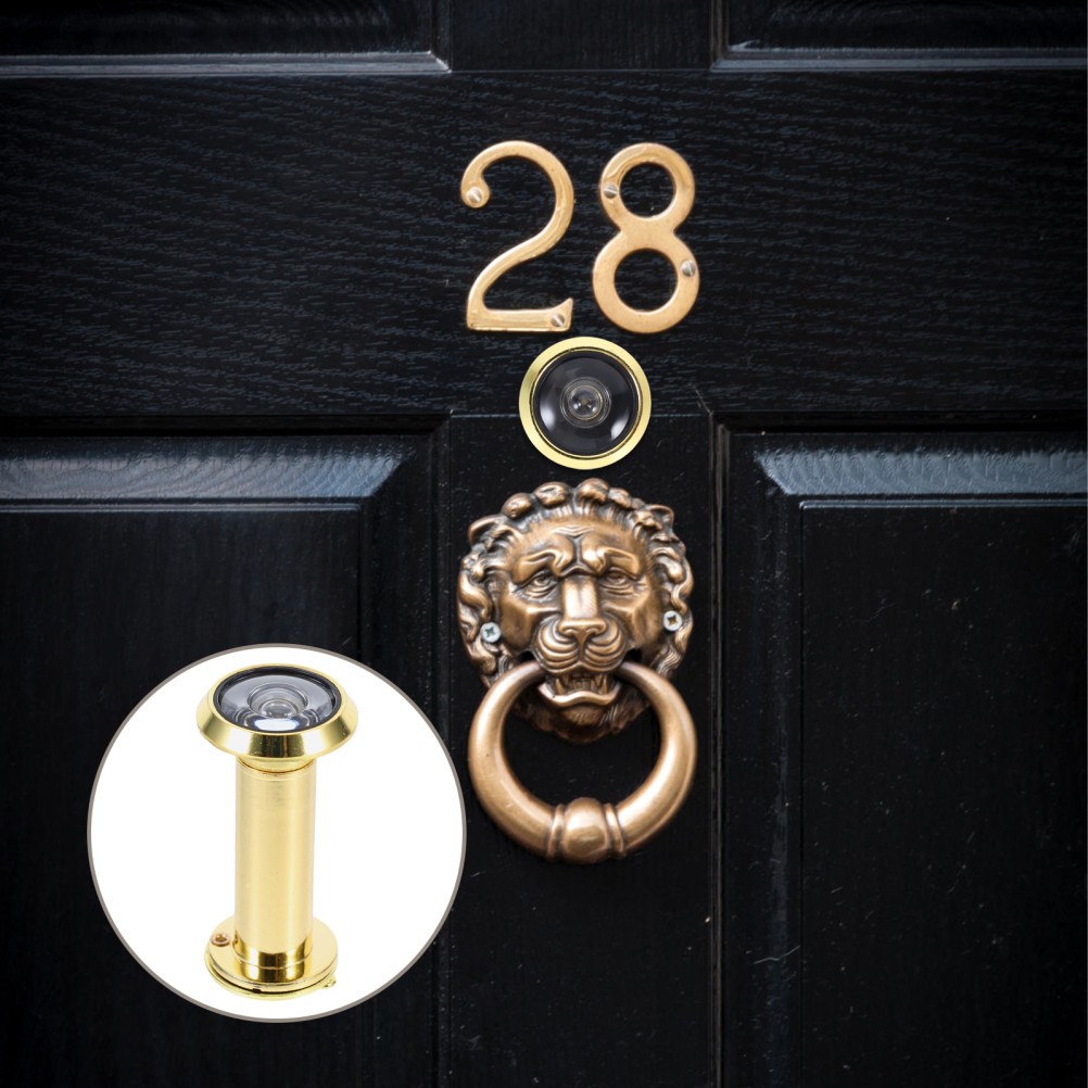 Wide Angle Door Peephole Viewer Adjustable Privacy Protection Security Front