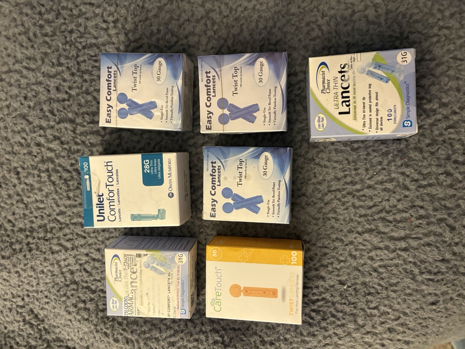 7 Boxes Lancets