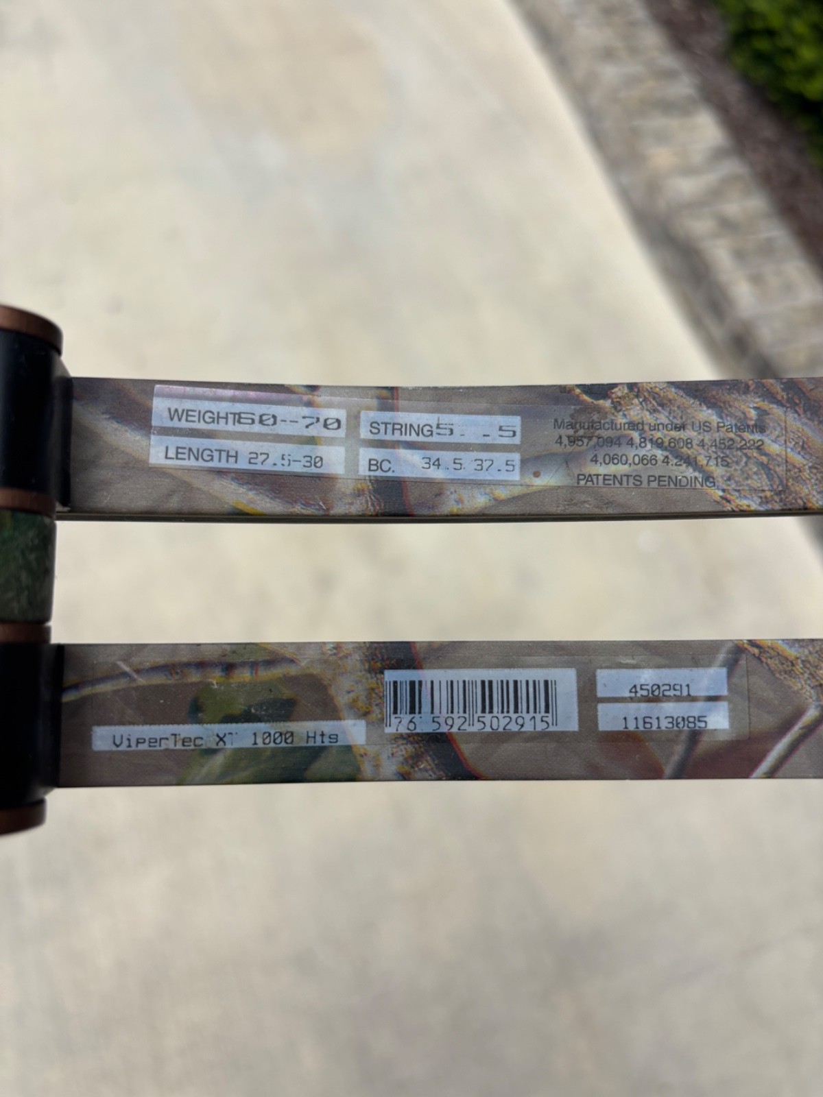 Hoyt Vipertech X compound hunting bow right hand