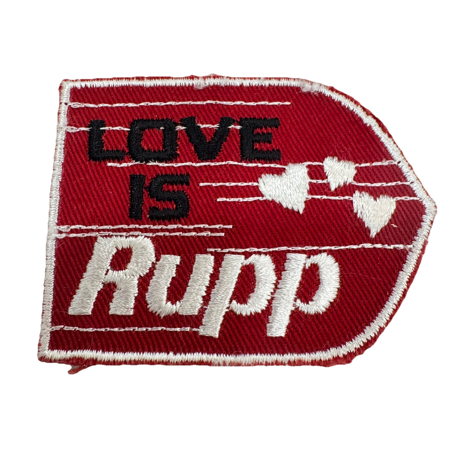 80s Era Love Is Rupp Patch Snowmobiles Skiing NOS Vintage Original Winter Sports