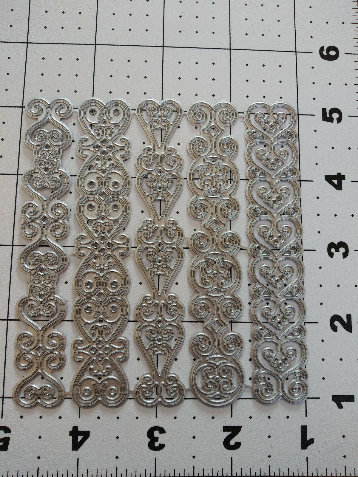 Universal Thin Metal Die Cut Tool Valentine Wedding Shower Lace Border bookmark