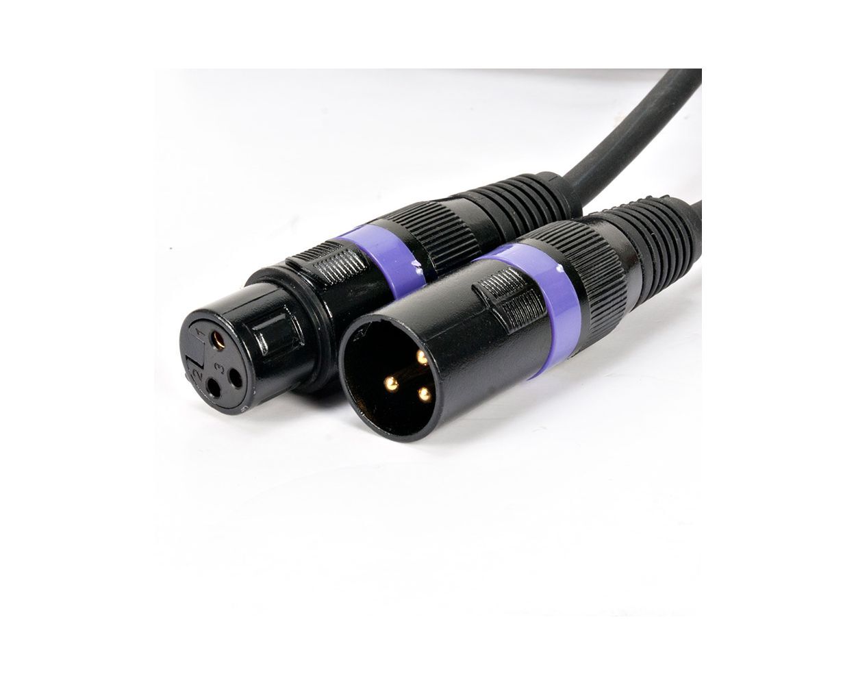 Accu Cable 100-foot DMX Cable - 3-pin male to 3-pin female connection