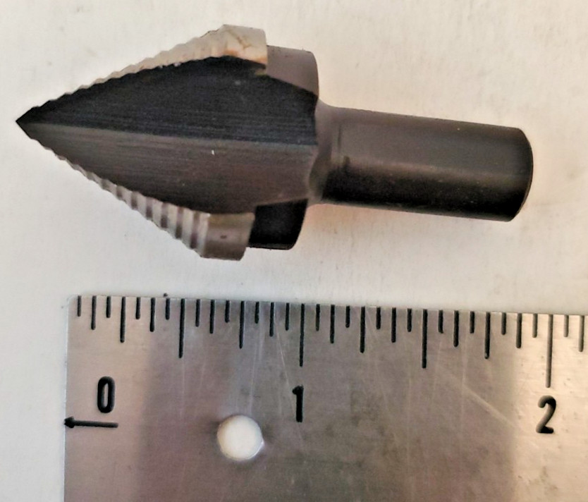 Unibit Step Drill Bit 11 ~ 7/8" Hole Only, 3/8" Shank - 1/8" Material Self-Start