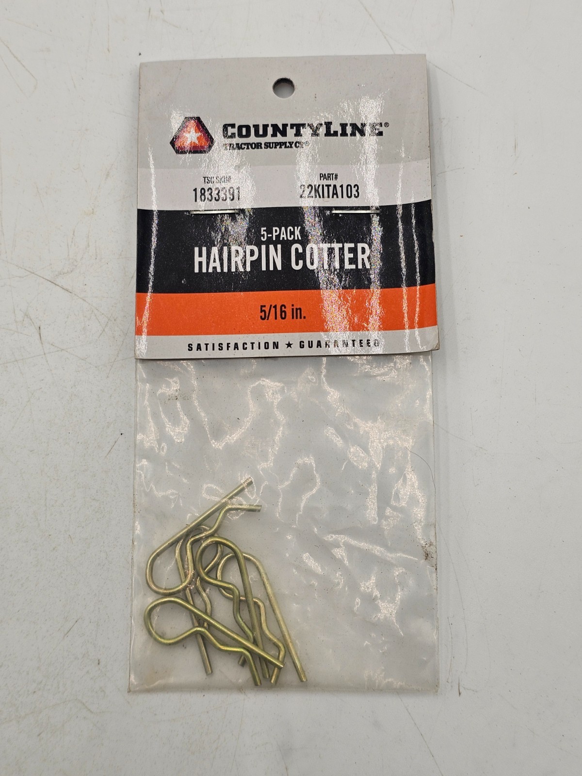 CountyLine HairPin Cotter 5-Pack 5/16 in. Part # 22KITA103- NEW