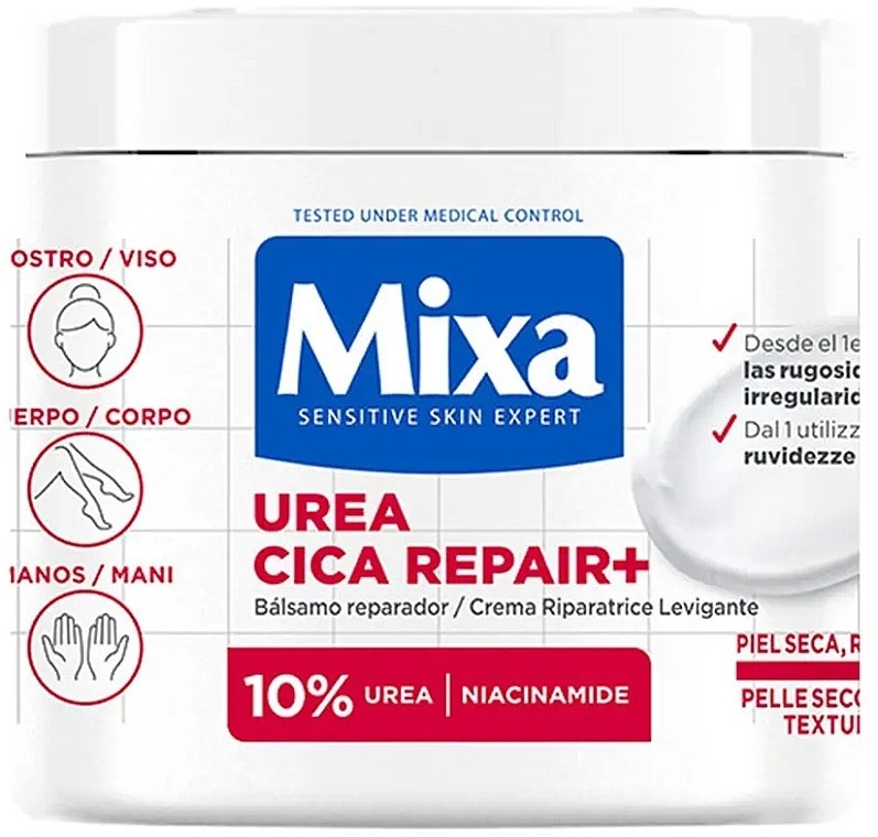Mixa UREA CICA REPAIR + Revitalizing Body cream 400ml/ 1ct. FREE SHIPPING
